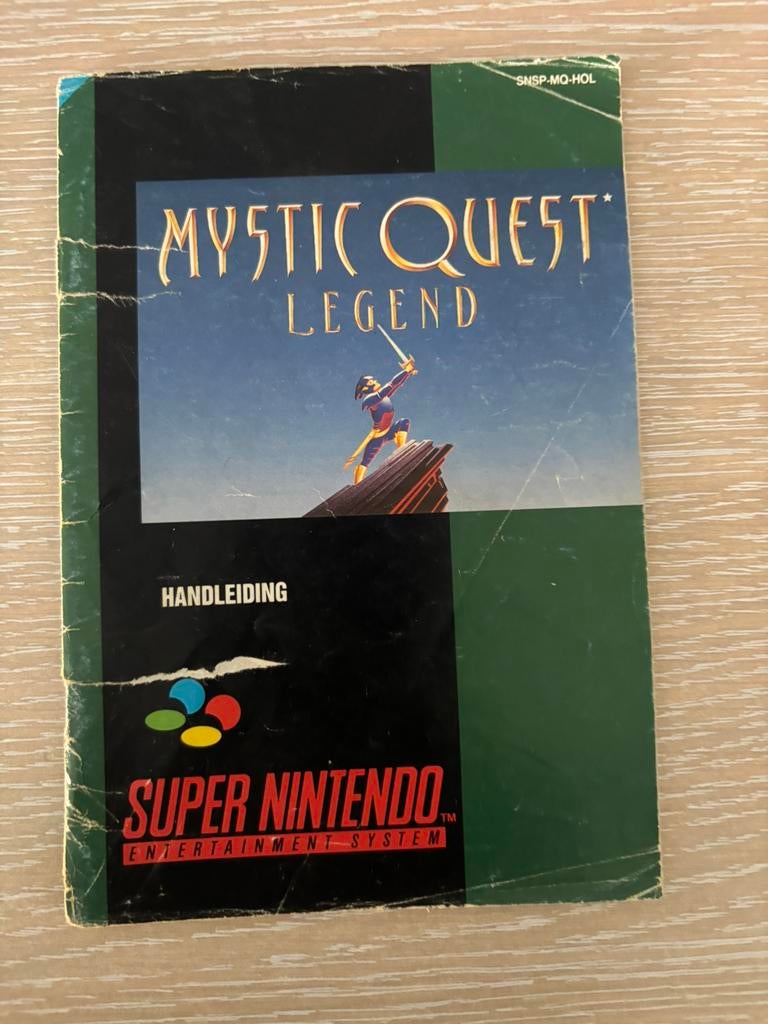 Manual mystic quest legend super nintendo, Avontuur en Actie, Gebruikt, 2 spelers, Eén computer