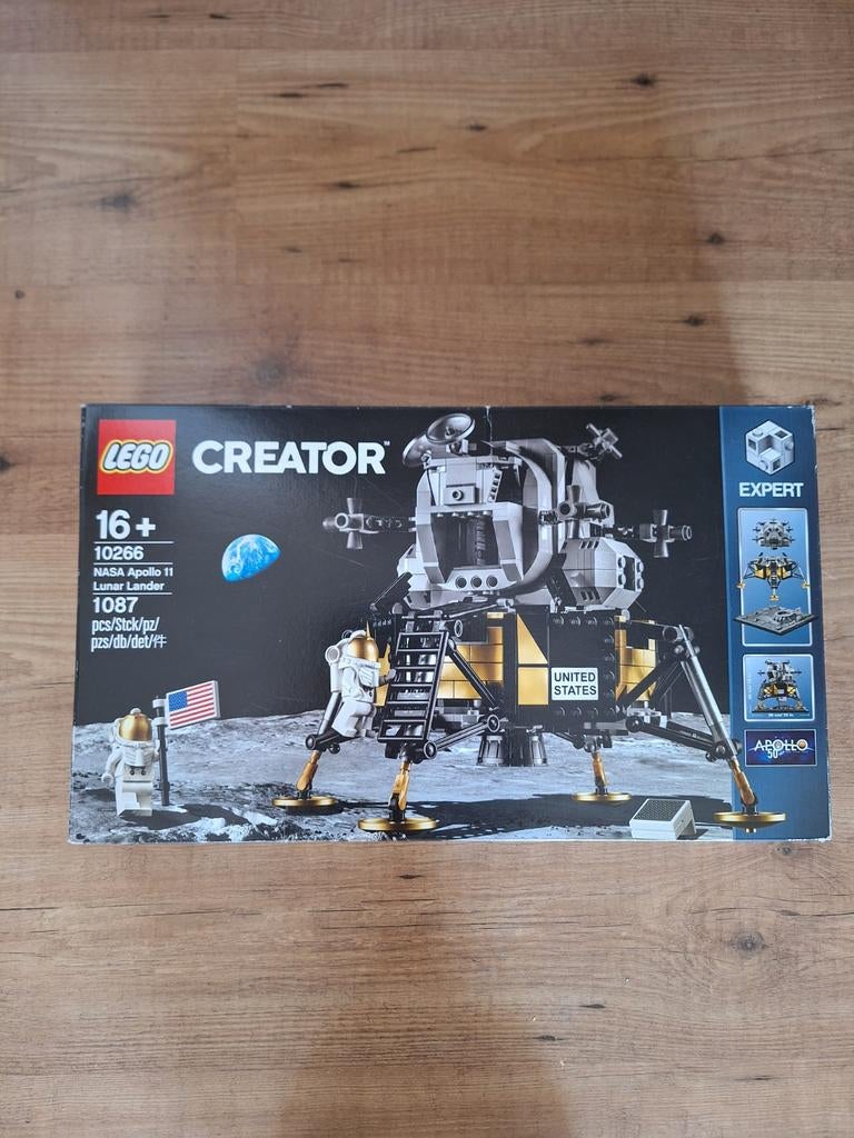 LEGO Creator Expert NASA Apollo 11 Lunar Lander 10266, Ophalen of Verzenden, Nieuw, Complete set, Lego