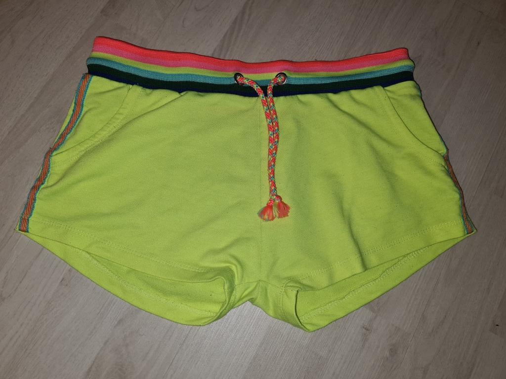gele korte broek maat 164   -k5, Ophalen of Verzenden, Zo goed als nieuw, Meisje, Broek