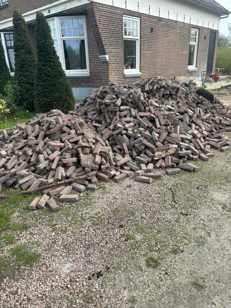 Sierbestrating gratis af te halen, Tuin en Terras, Ophalen, Gebruikt, Beton, Klinkers