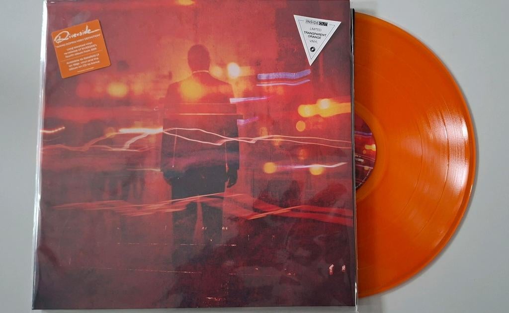 RIVERSIDE ANNO DOMINI HIGH DEFINITION TRANSPARANT ORANJE LP, Cd's en Dvd's, Vinyl | Rock, Zo goed als nieuw, Progressive, 12 inch
