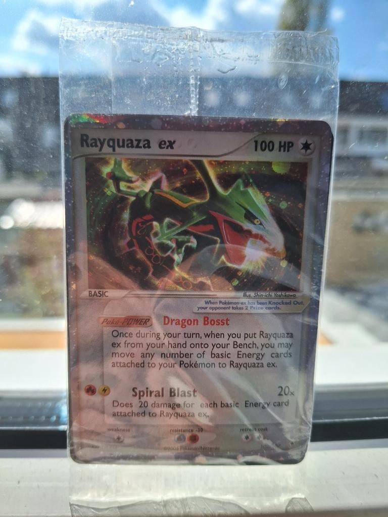 Proxy sealed rayquaza 102, Hobby en Vrije tijd, Verzamelkaartspellen | Pokémon, Ophalen of Verzenden