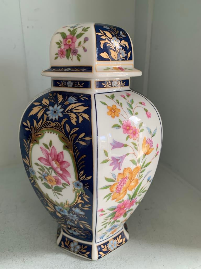 Imari Japan Porseleinen Gemberpot met Bloemenpatroon, Ophalen of Verzenden