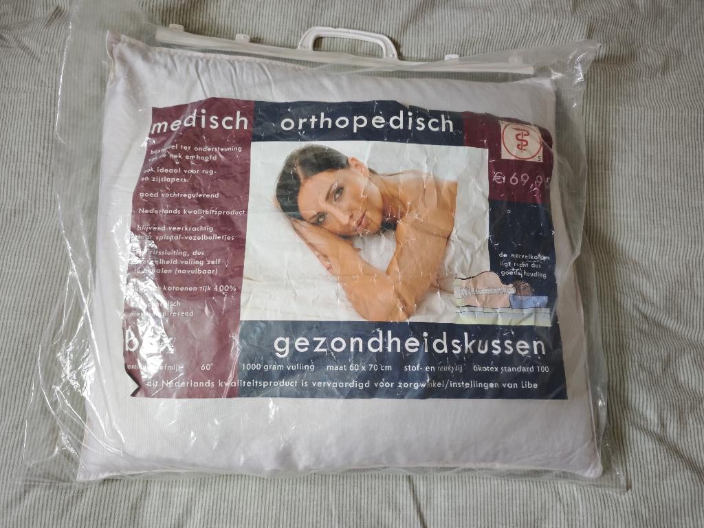 Medisch Orthopedisch Hoofdkussen Gezondheidskussen izgst, Eenpersoons, Wit, Ophalen of Verzenden, Zo goed als nieuw