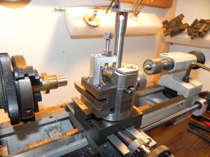 TE KOOP; BEITELHOUDER MET 16 SCHUITJES  VOOR EMCO 3/4, Doe-het-zelf en Verbouw, Draaibanken, Nieuw, Metaaldraaibank, Ophalen