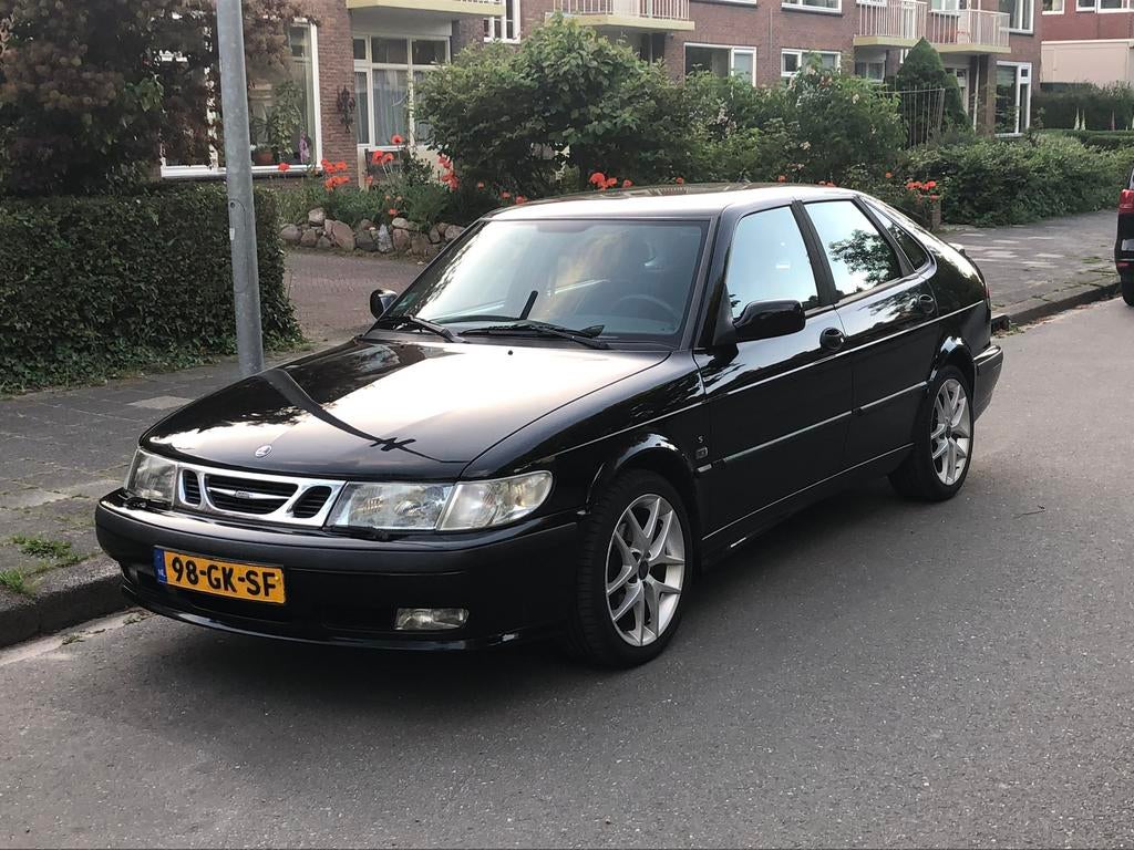 Saab 9-3 S 2.0T - 225 pk -  2001 (apk tot april 2027), Auto's, Saab, Voorwielaandrijving, Stof, 4 cilinders, Zwart