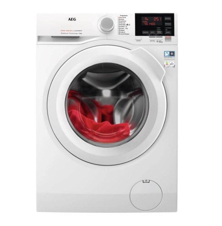 AEG wasmachine L6FBN84GV, Witgoed en Apparatuur, Wasmachines, Refurbished, Voorlader, 8 tot 10 kg, 85 tot 90 cm, 1200 tot 1600 toeren