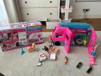 Barbie Dream Camper met Glijbaan & Accessoires & box (ZGAN), Ophalen, Zo goed als nieuw, Barbie