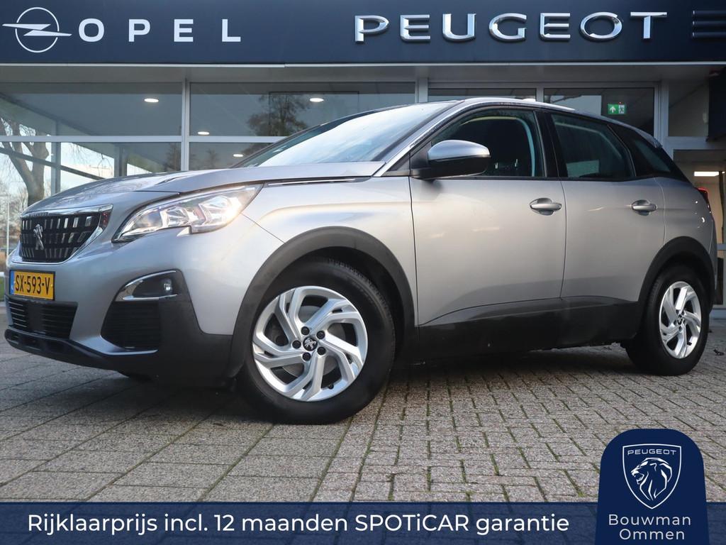 Peugeot 3008 SUV Active PureTech 130pk H6, Rijklaarprijs, Na, Auto's, Peugeot, Gebruikt, 1199 cc, Bedrijf, Handgeschakeld