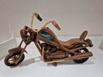 Grote motor in teakhout harley Davidson, Ophalen of Verzenden