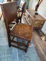 Eettafel stoelen - Mooie set!, Huis en Inrichting, Stoelen, Ophalen, Gebruikt, Bruin, Kasteel