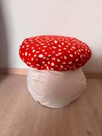 Efteling Paddenstoel Poef - Decoratieve Zitzak, Ophalen of Verzenden, Zo goed als nieuw, Rond, Stof