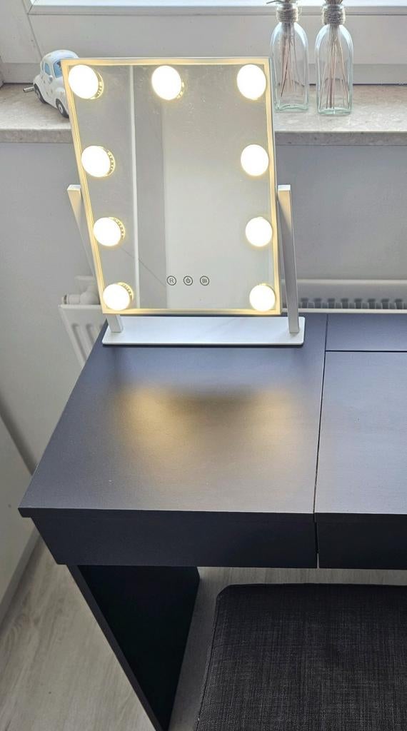 Novalie Hollywood Spiegel met Verlichting, Minder dan 50 cm, Ophalen of Verzenden, Zo goed als nieuw, Minder dan 100 cm