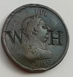 1 Penny 1806 Engeland Antieke Munt + Klop Counterstamp WH, Ophalen of Verzenden, Overige landen