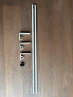 IKEA Gordijnroede Compleet, Ophalen, 100 tot 150 cm, Wit, Zo goed als nieuw