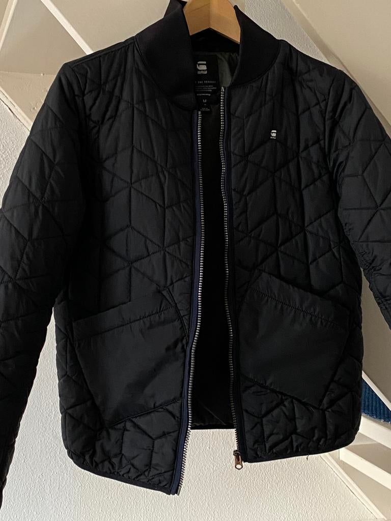 G-star tussen jas, Ophalen of Verzenden, Zo goed als nieuw, Maat 38/40 (M), Zwart