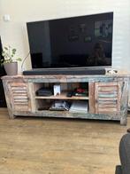 Houten TV-meubel indiaas, Ophalen, Gebruikt, Indiaas, industrieel, 100 tot 150 cm
