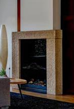 Gashaard met massieve schouw, Ophalen, Gebruikt, Inbouwhaard, Gashaard