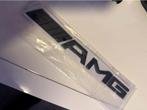 MERCEDES-BENZ AMG KOFFERBAK STICKER ORIGENEEL NIEUW BLACK, Ophalen of Verzenden