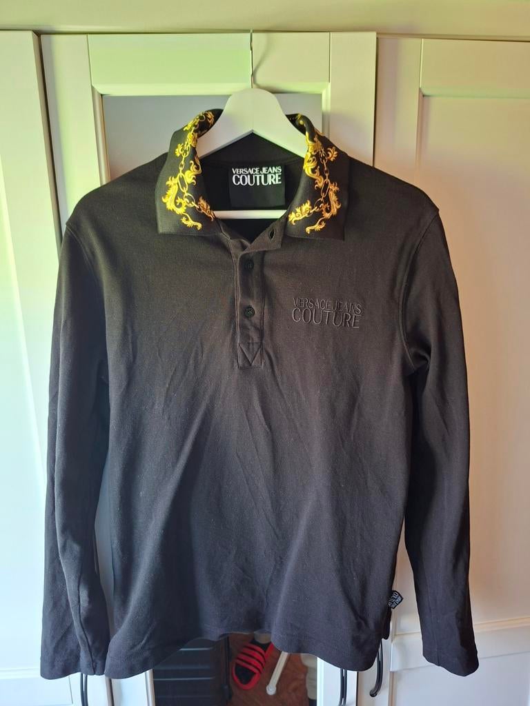 Versace Jeans Couture Trui met Barok Kraag, Zwart, Overige maten, Ophalen of Verzenden, Zo goed als nieuw