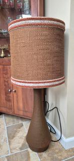 Vintage Jaren '70 Tafellamp/Vloerlamp met Stenen Voet, Ophalen