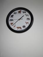Dieren Wandklok, Ophalen of Verzenden, Zo goed als nieuw, Analoog, Wandklok