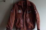 Prachtige leren pilotenjas maat 48 in nieuwstaat, Kleding | Heren, Bruin, Maat 48/50 (M), Ophalen of Verzenden, Zo goed als nieuw