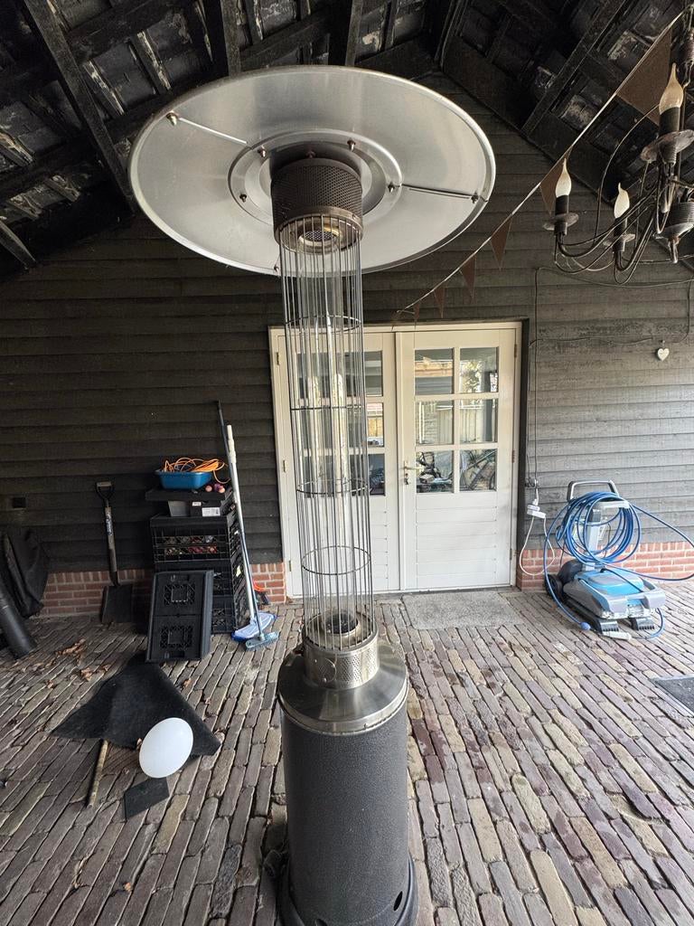 Terrasverwarmer op gas - ideaal voor lange avonden buiten, Tuin en Terras, Ophalen, Gebruikt, Gas, Vloer