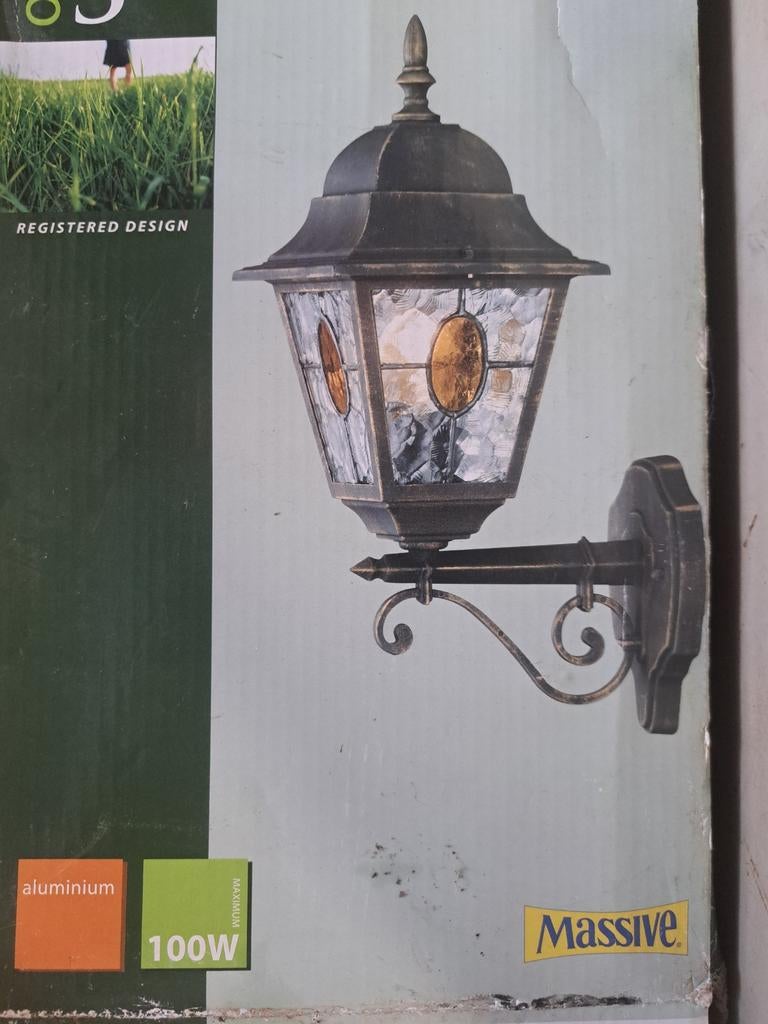 Buitenlamp, Ophalen, Wandlamp, Nieuw, Netvoeding