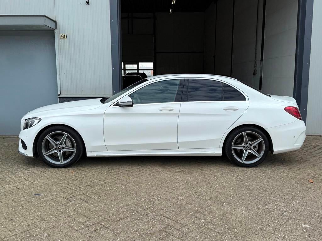Mercedes-Benz C-klasse 200 AMG Automaat Sport Burmester!, Automaat, 4 cilinders, Wit, 184 pk