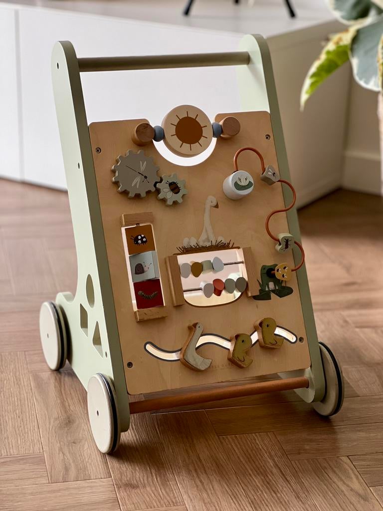 Little Dutch loopwagen “Little Goose”, met activiteitenbord, Kinderen en Baby's, Speelgoed | Houten speelgoed, Ophalen, Gebruikt