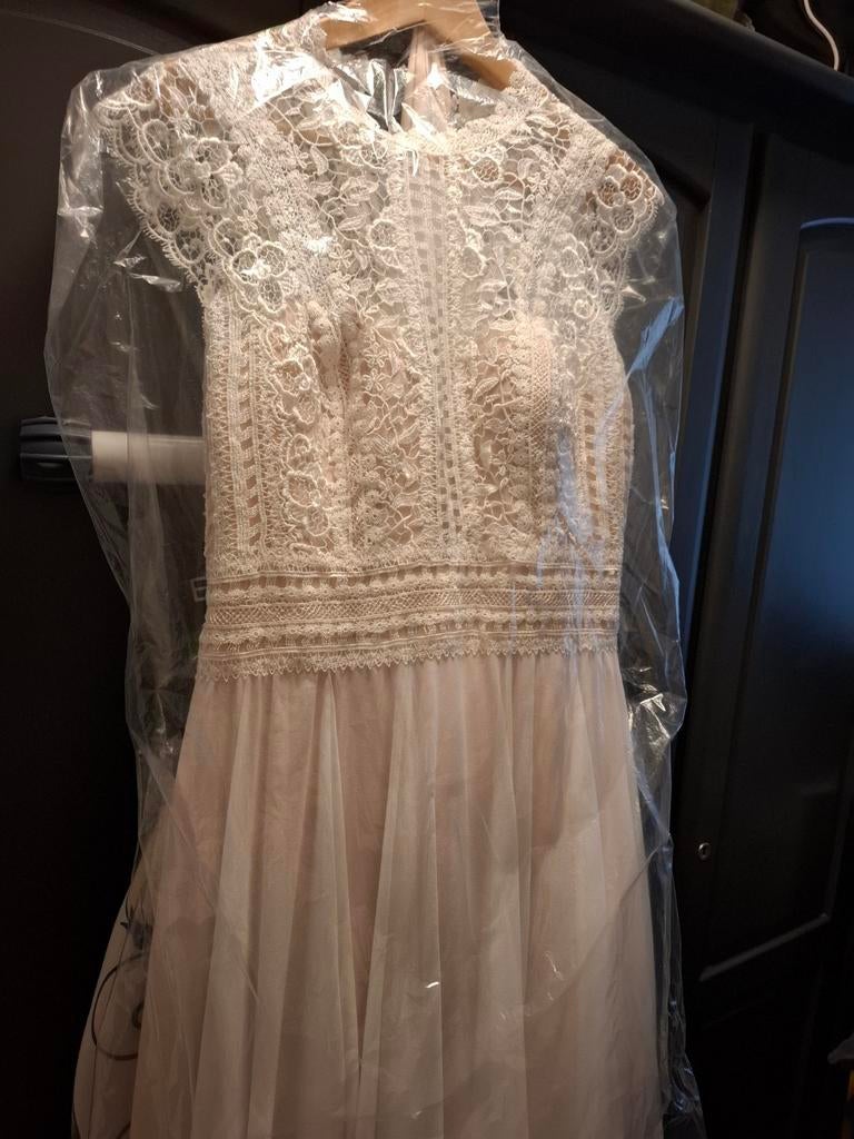 Gratis trouwjurken, Kleding | Dames, Overige typen, Wit, Zo goed als nieuw, Ophalen