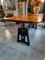 Verstelbare industriële eet/bar tafel, Ophalen, Rechthoekig, 100 tot 150 cm, 50 tot 100 cm