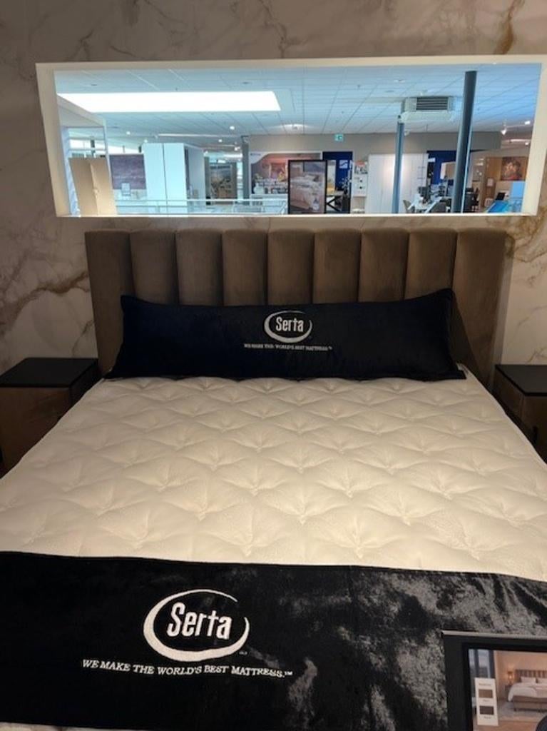 Serta Primium Chandon Boxspring, Ophalen, 210 cm, 180 cm, Nieuw