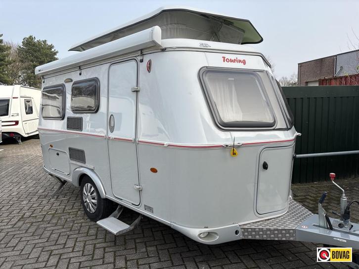 Eriba Touring Triton 430 Thule cassetteluifel, Caravans en Kamperen, Caravans, Bedrijf, tot en met 3, 750 - 1000 kg, Standaardzit