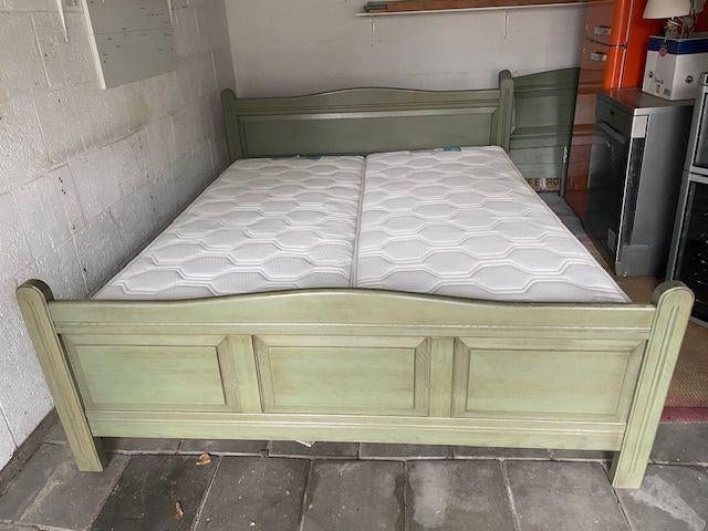 Gratis een persoons bed ophalen. Foto is van een 2 pers maar, Gebruikt, Eenpersoons, Ophalen of Verzenden, 80 cm