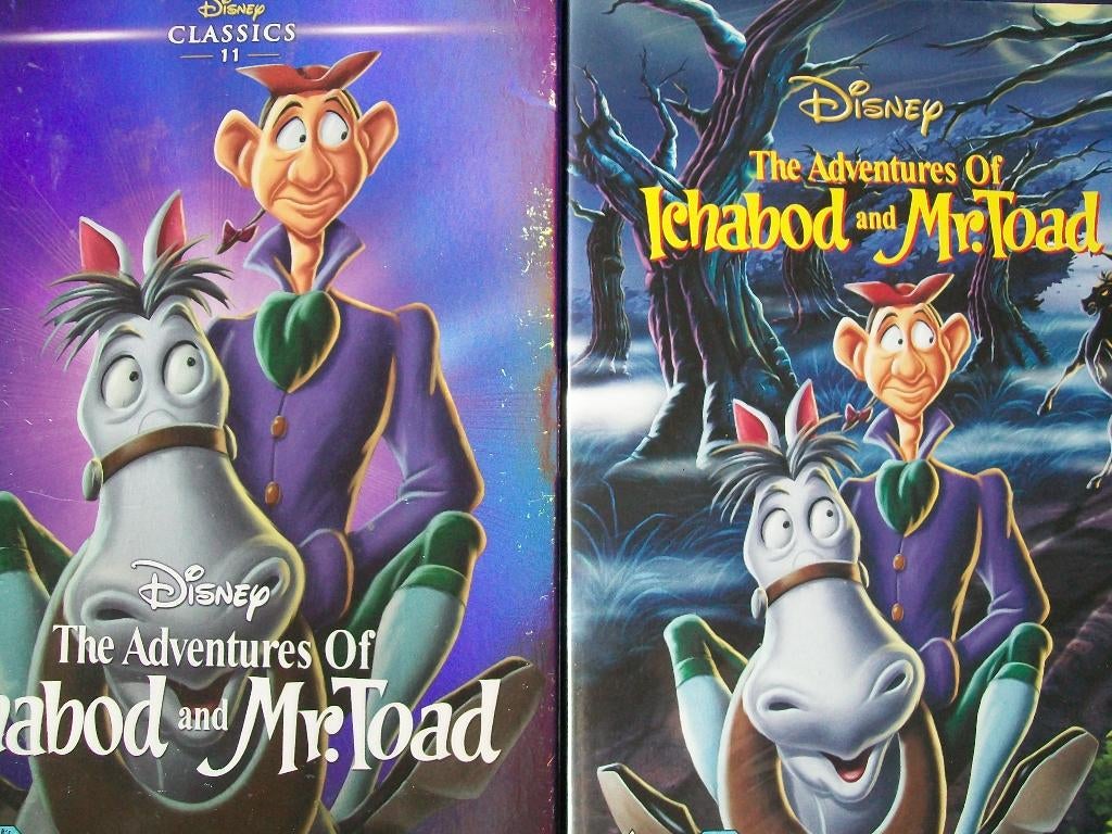 Walt Disney Classics Ichabod and Mr. Toad + sleeve seal UK , Cd's en Dvd's, Dvd's | Tekenfilms en Animatie, Tekenfilm, Verzenden