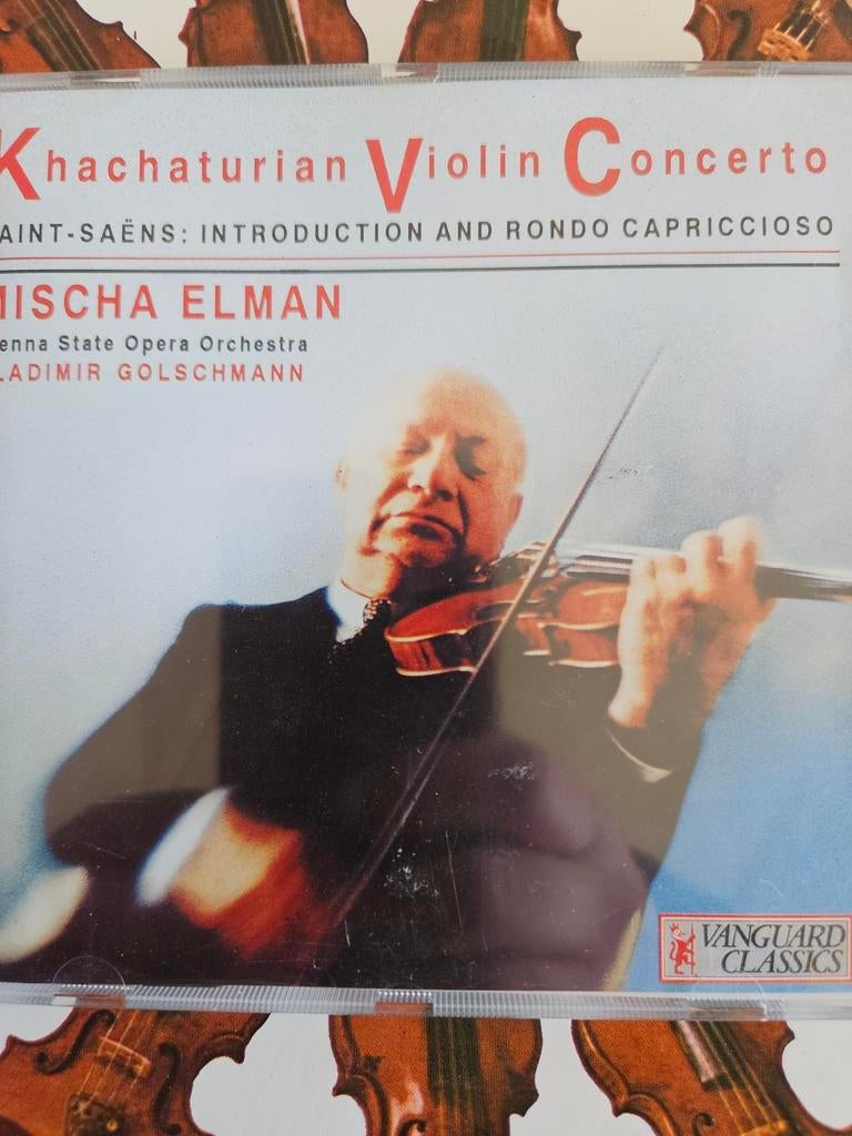 Khachaturian Vioolconcert & Saint-Saëns - Mischa Elman CD, Cd's en Dvd's, Cd's | Klassiek, Ophalen of Verzenden, Modernisme tot heden