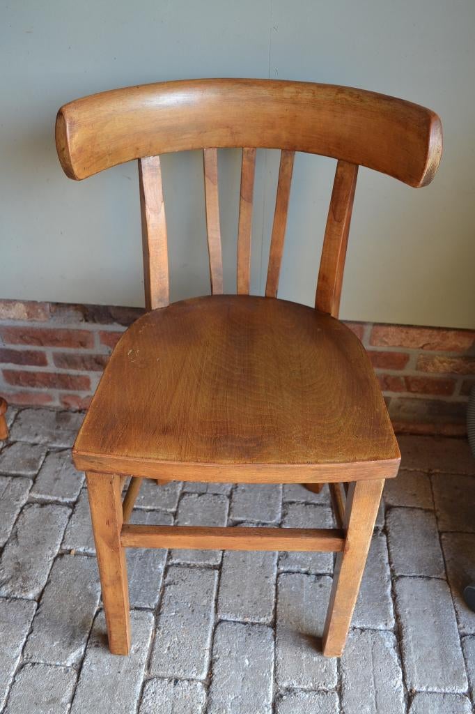 Prachtige antieke mahonie biedermeier schrijftafel & stoel, Verzenden