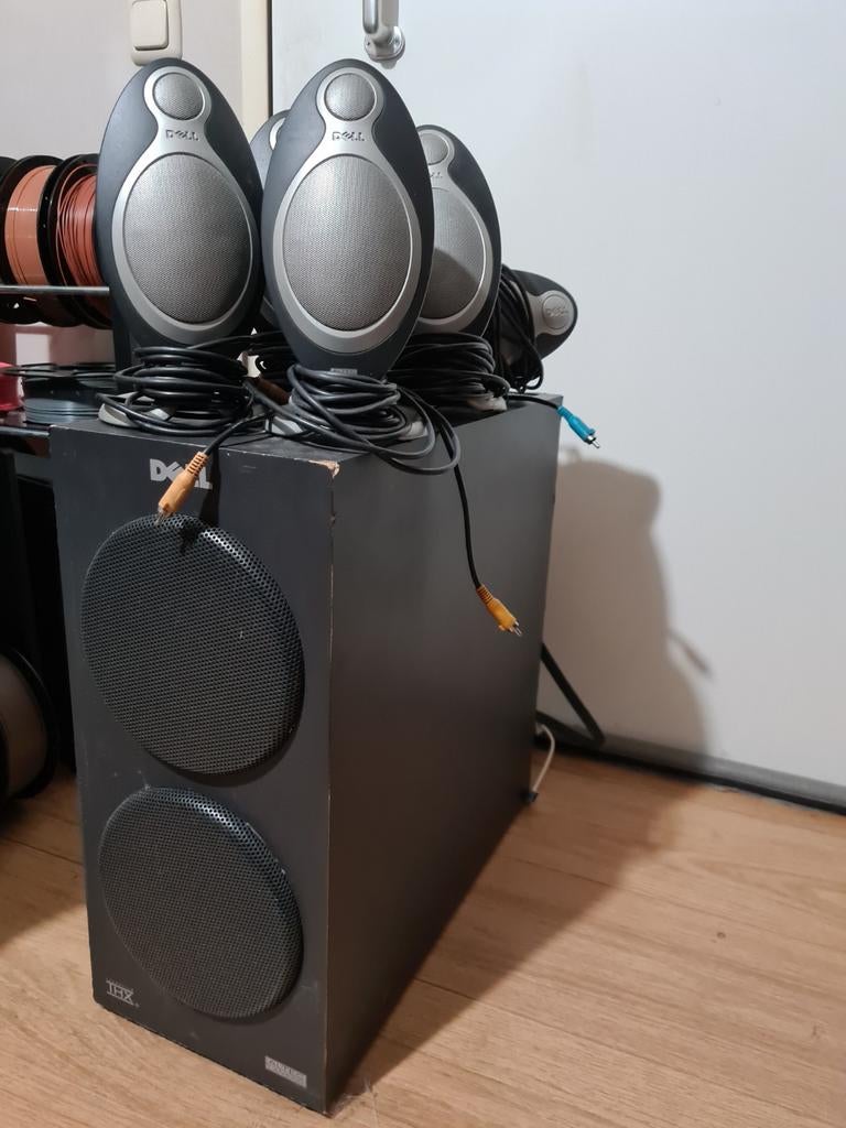 Dell Altec Lansing ADA995 THX 5.1 Surround Sound Systeem, Audio, Tv en Foto, Luidsprekers, Overige merken, Gebruikt, Ophalen of Verzenden