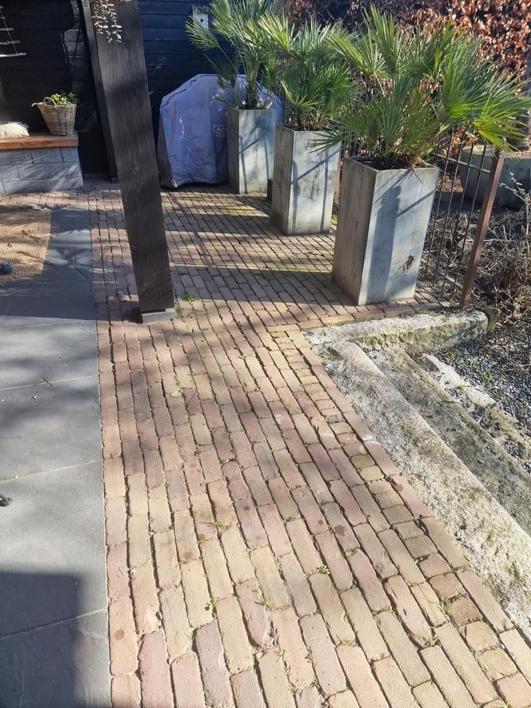 Gebruikte gebakken klinkers, ca. 37 m², Tuin en Terras, Tegels en Klinkers, Ophalen of Verzenden