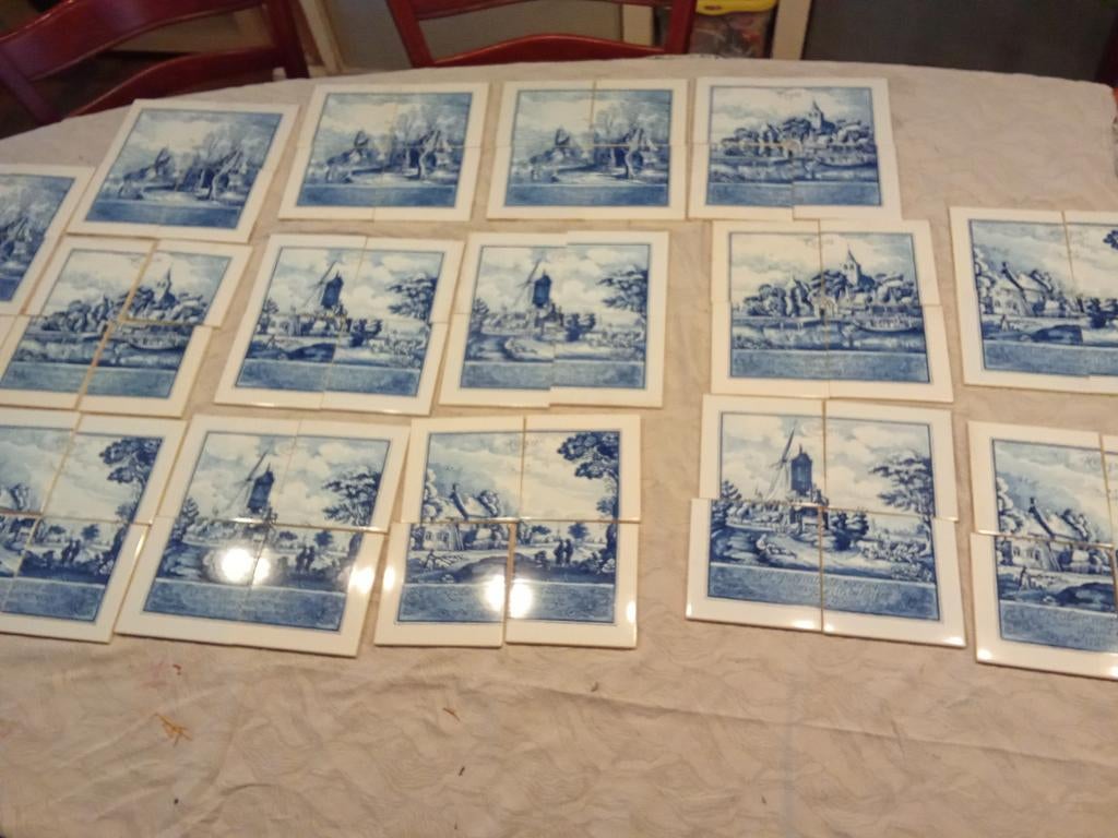 Oud Hollandse tegels - Westraven Anno 1661, Antiek en Kunst, Ophalen