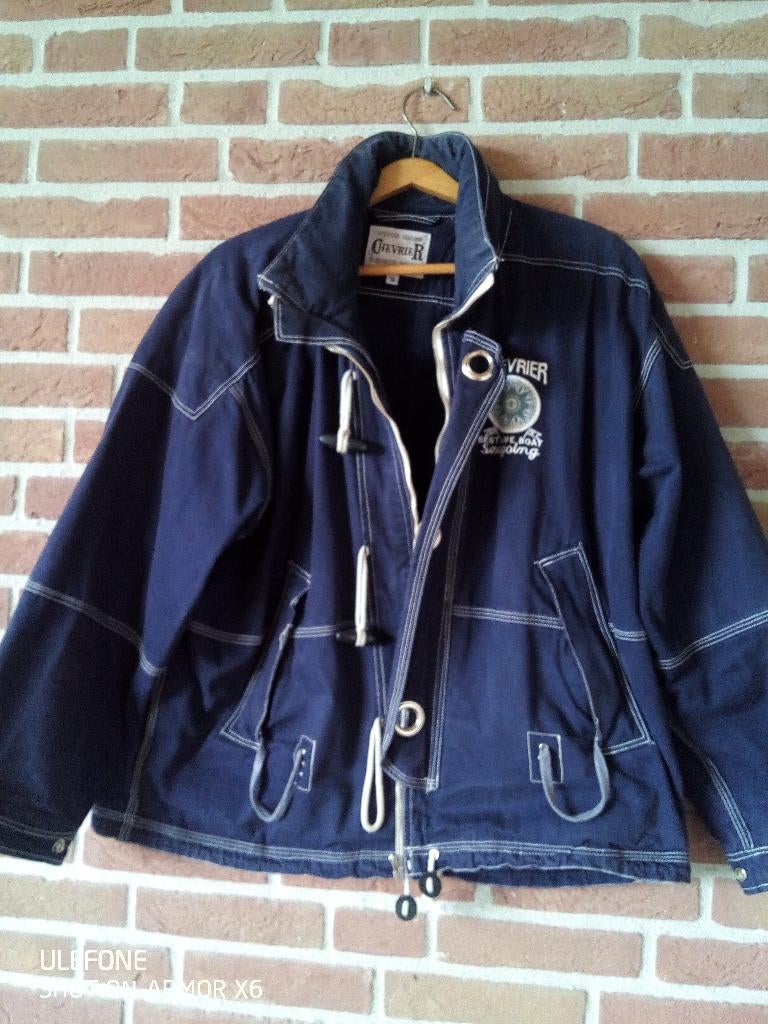 Vlotte zomerjas - zeiljas - maat M/L, Ophalen of Verzenden, Gedragen, Maat 48/50 (M), Blauw