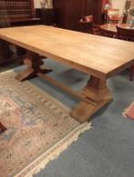 Klooster Tafel Massief Eiken in Nieuwstaat, Huis en Inrichting, EU, Eikenhout, 100 tot 150 cm, Klooster tafel