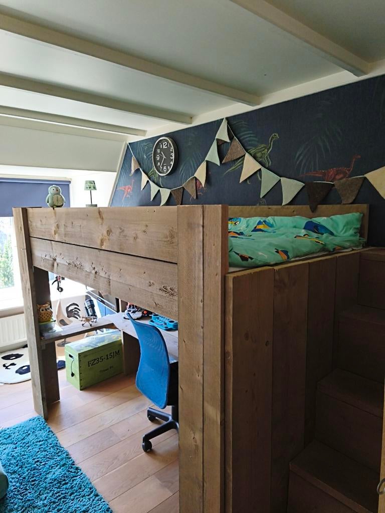 Hoogslaper van steigerhout, Ophalen, Gebruikt, Hoogslaper