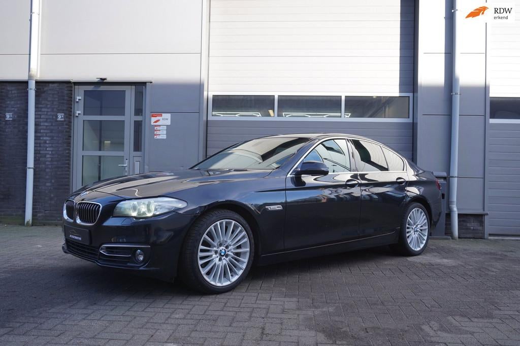 BMW 5-serie 525d, Auto's, BMW, Automaat, Achterwielaandrijving, 2000 kg, Zwart