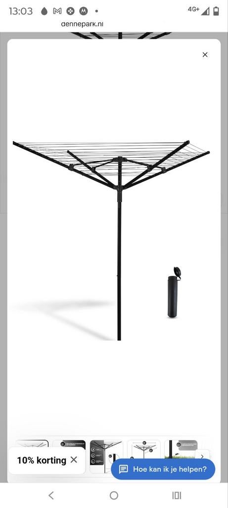 Droogmolen - Praktisch en ruimtebesparend, Tuin en Terras, Droogmolens en Wasrekken, Ophalen of Verzenden, Nieuw, Droogmolen