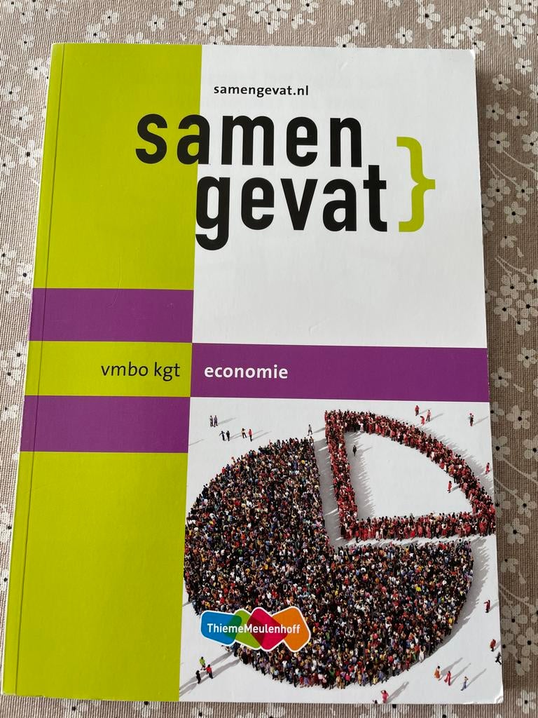 Samengevat Economie VMBO KGT - ThiemeMeulenhoff, Ophalen of Verzenden, Zo goed als nieuw, VMBO, Economie