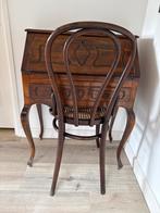 Houten secretaire met lade en vakjes, Ophalen
