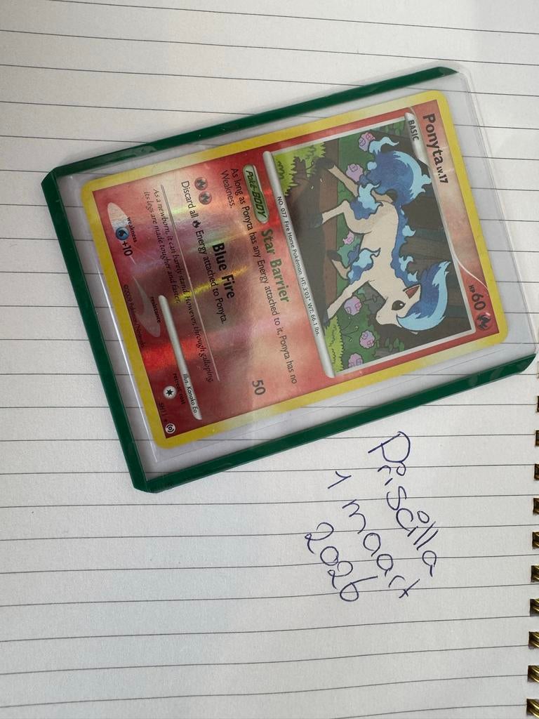 Shiny Ponyta Excellent SH11, Ophalen of Verzenden, Zo goed als nieuw, Losse kaart, Foil